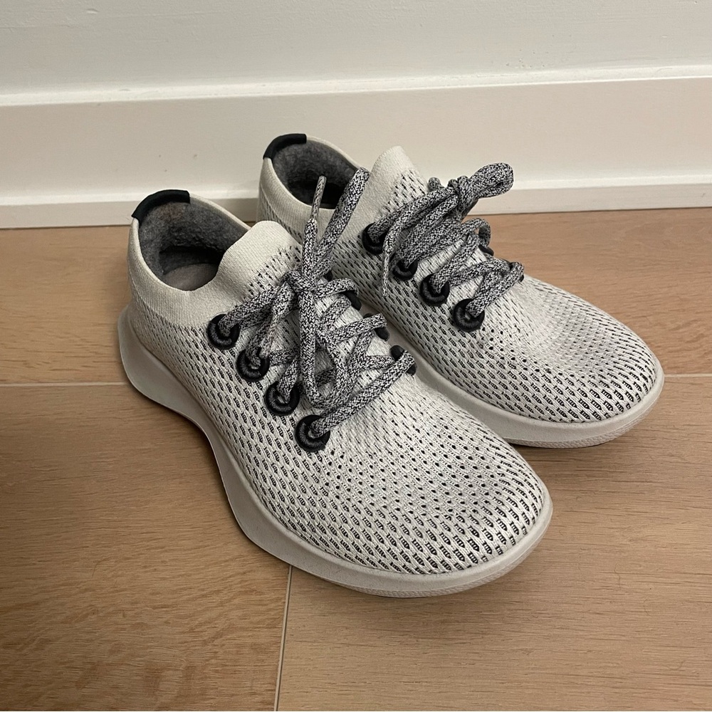 ALLBIRDS White and Gray Sneakers